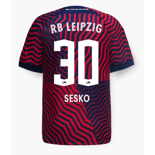 RB Leipzig Benjamin Sesko #30 Gostujuci Dres 2023-24 Kratak Rukav